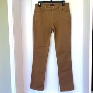 NYDJ Not Your Daughter’s Denim Size 4 Brown Legging Pant, Super Comfortable!